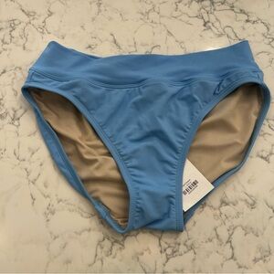 NWT Lime Ricki Peri Classic Blue Bikini Bottom Size Large